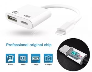 Cáp Chuyển Đổi iPhone Lightning Sang USB 3.0 OTG dành Cho iPhone 12 11 Pro XS MAX XR X 7 8 Plus 6 6S IOS 13 (2 Trong 1) JH-0510