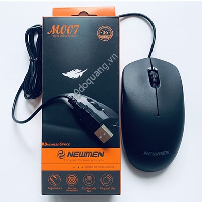 Chuột có dây Newmen M007 (USB/đen) Chuột có dây Newmen M007 (USB/đen)