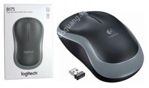 Chuột không dây Logitech B175 (Đen,Bạc)