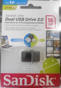USB 16GB SANDISK OTG 3.0 (SDDD2-G46)