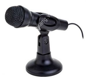 Mic chat voice, micro thu âm vi tính, micro có chân để bàn MK-1388 - jack cắm 3.5mm