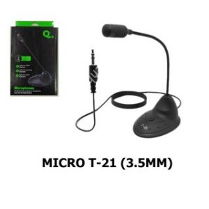 Mic chat voice, micro thu âm vi tính, micro có chân để bàn T-21