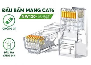 Hạt mạng RJ45 Cat6 10c/túi chính hãng Ugreen 50961 cao cấp