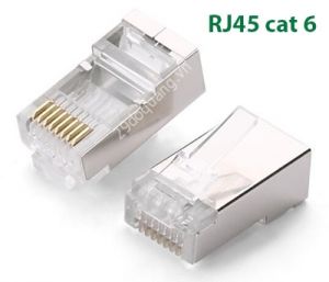 Đầu bấm mạng RJ45 cat 6 bọc nhôm 10c/túi chính hãng Ugreen 20333 cao cấp