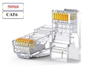 Hạt mạng, đầu bấm mạng RJ45 Cat6 UTP Ugreen 50960 ( Hộp 100 HẠT )