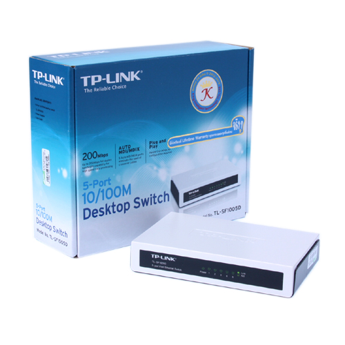 Switch TPLINK TL-SF1005D 5-port 10/100M Switch TPLINK TL-SF1005D 5-port 10/100M